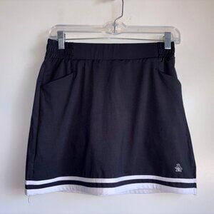 Original Penguin Essential Color Block Golf Skort Size XS Black Golf Tennis